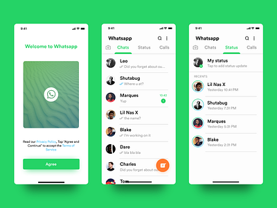 Whatsapp adobe xd animation app design flat icon illustration iphone x logo logo design minimal type ui ui design ux web web design webdesign website whatsapp