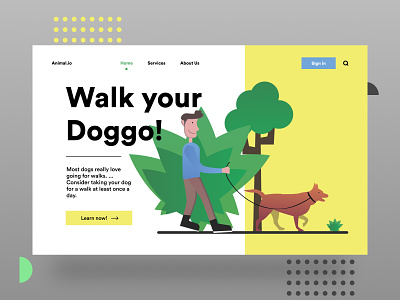 Doggo! adobe xd animation app branding design figma flat icon illustration illustrator logo minimal nigeria ui ui design ux web web design webdesign website