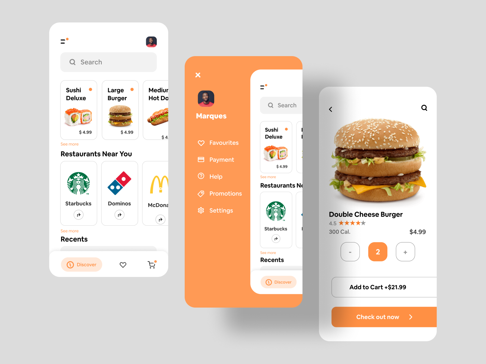 La Comer, Food App by Chidalu Ugwu on Dribbble