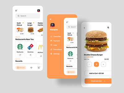 La Comer, Food App adobe xd app burger design figma food food app food delivery ios app iphonex minimal nigeria ui ui design ux web design website website concept