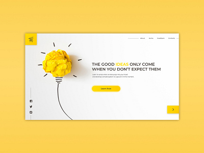 Create an IDEA app design figma flat minimal ui ux web website