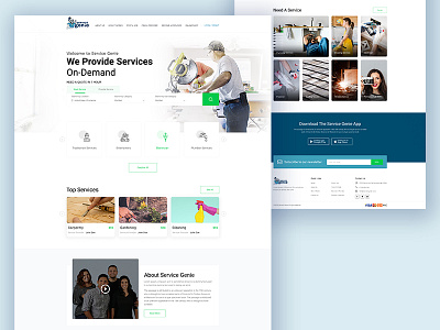 Customer Service branding design flat minimal typography ui ux web website