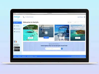 ilanlyfe website design ui web