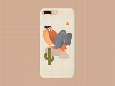 Mobile phone case illustration design