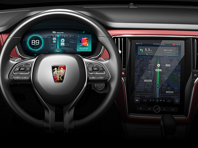 Roewe HMI Design design hmi ui ux