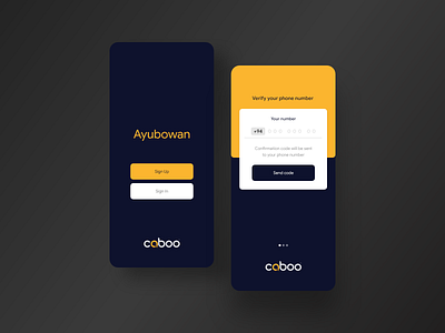 Caboo Taxi App Concept app caboo design iphone x minimal srilanka taxi booking app ui ux yellow
