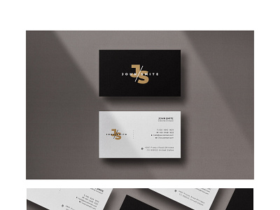 Minimal Business Card - Vol.3 brand branding business card card graphic design identity logo minimal package simple template