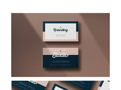 Minimal Business Card - Vol.4 brand branding business card card graphic design identity logo minimal package simple template