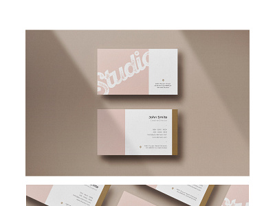 Minimal Business Card - Vol.6 brand branding business card card graphic design identity logo minimal package simple template