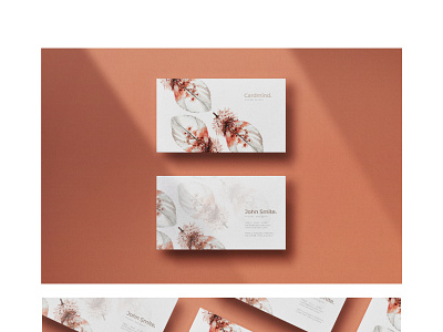 Feather Business Card - Vol.1 brand branding business card card graphic design identity logo minimal package simple template
