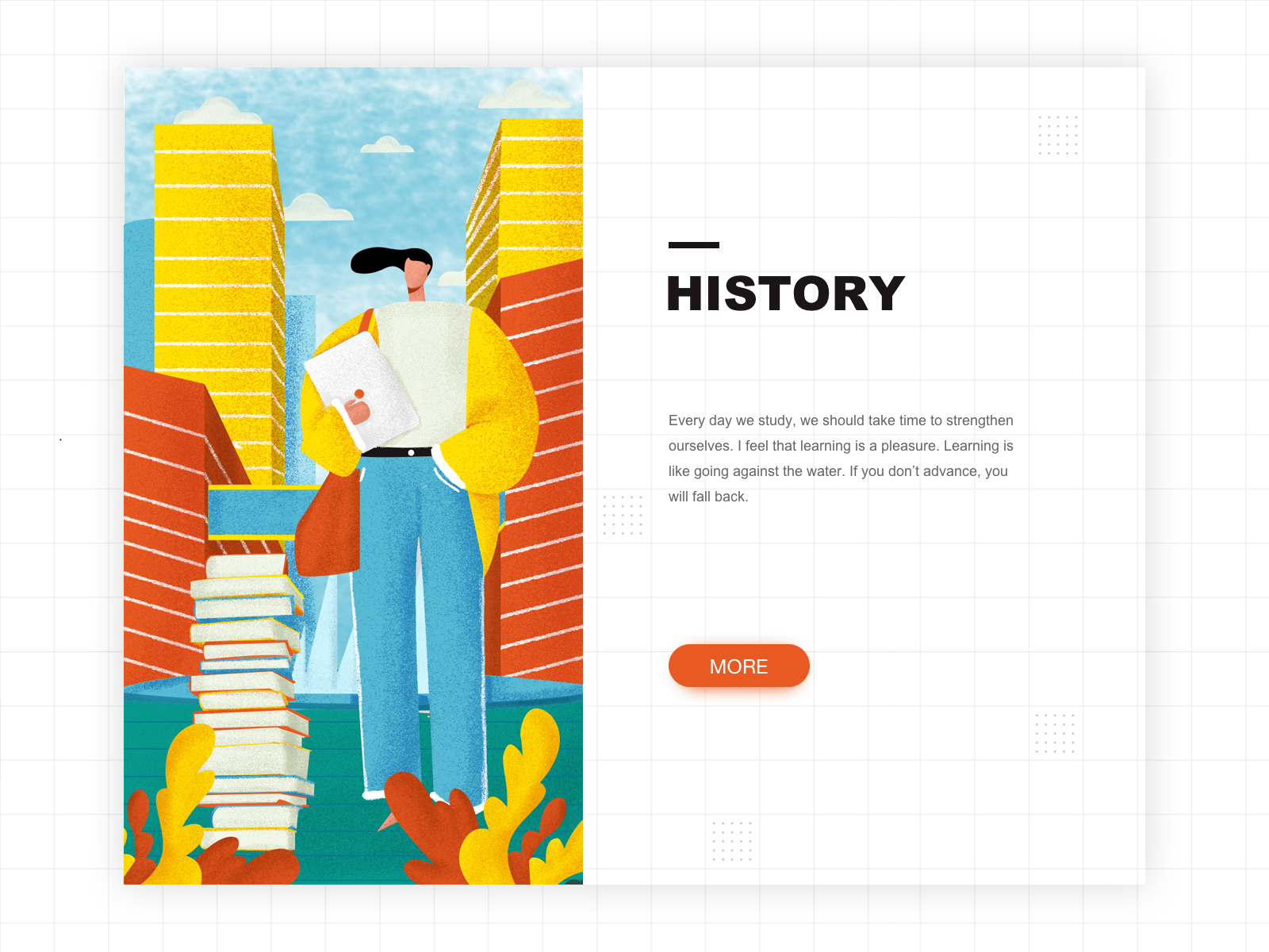 Learning illustration by March fly on Dribbble