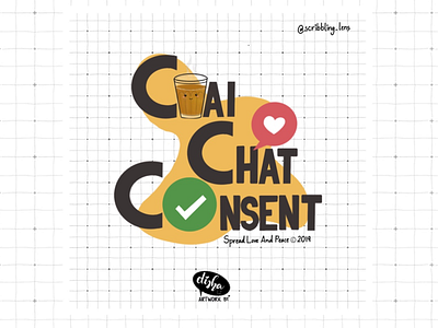 The 3Cs to live by artist chai chat consent illustration illustrationar5 india indianart ipadpro ipadpro2018 kidart procreate