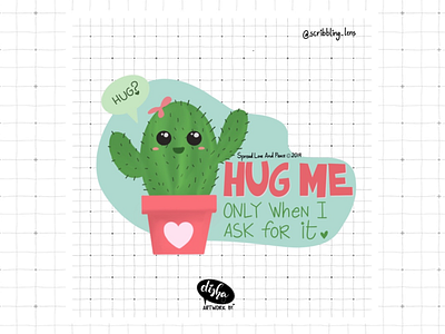 🌵- Teaching good and bad touch to children. cactus goodtouch hug hugme