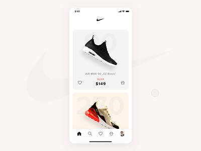 Nike - Store app concept add to cart animation app concept ecommerce interaction ios minimal motion product shop store ui ux