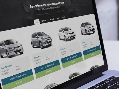 Mak Group Website car car rental dubaifreelancedesigner ui website design