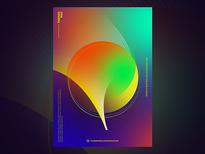 Abstract Poster design dubaifreelancedesigner freelance designer graphic design illustration poster