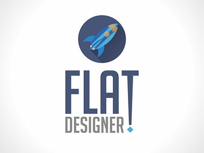 Rocket Flat coreldraw design facebook fanpage flat icon logo vector
