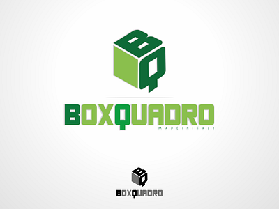 Box Quadro branding coreldraw design flat icon logo vector