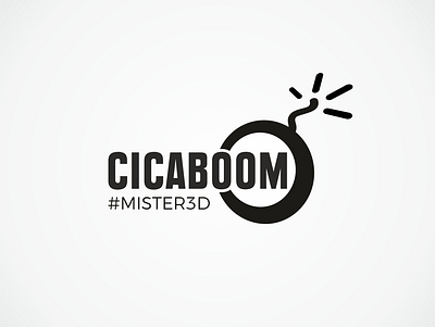 CicaBoom ball black bomb bombs branding coreldraw flat icon illustration logo logodesign logos logotype mister player soccer soccer ball vector