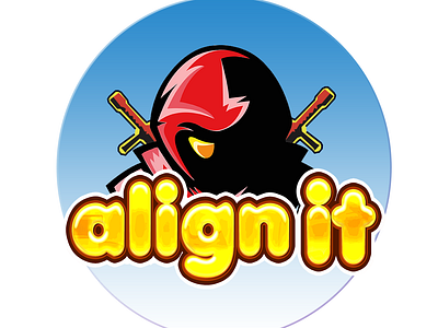 Align it logo align it gamelogo games illustration logo logodisign photoshop