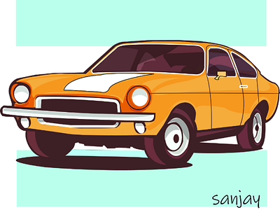 Car art car design dribbble illustrations illustrator uxdesigner
