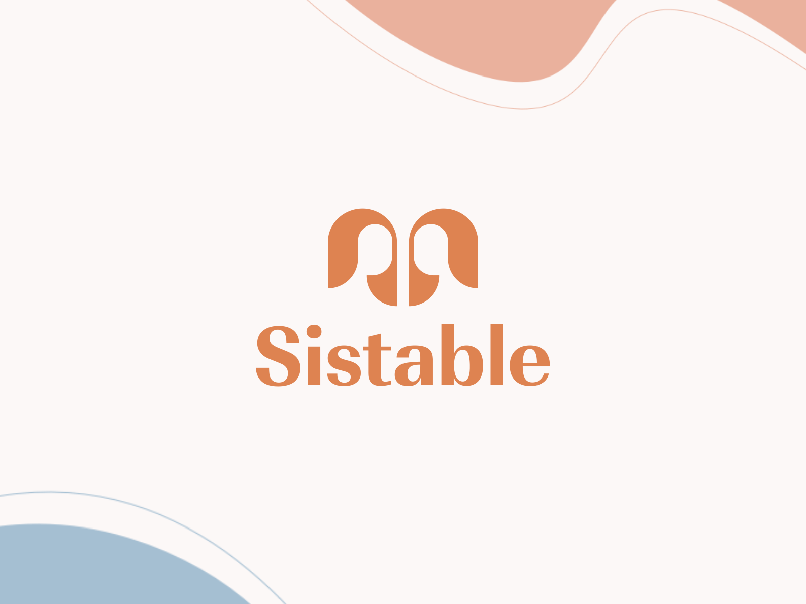 Sistable – Logo Design brand brand design brand identity branding design faces girls logo logo design logotype orange pink sistable sister sisterhood sisters sketches woman women