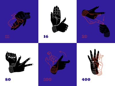 Give me a sign! blue deaf design hand hand arrangements hands arrangement illustration illustrator language number numbers numerals photoshop poland poznan red sign sign language