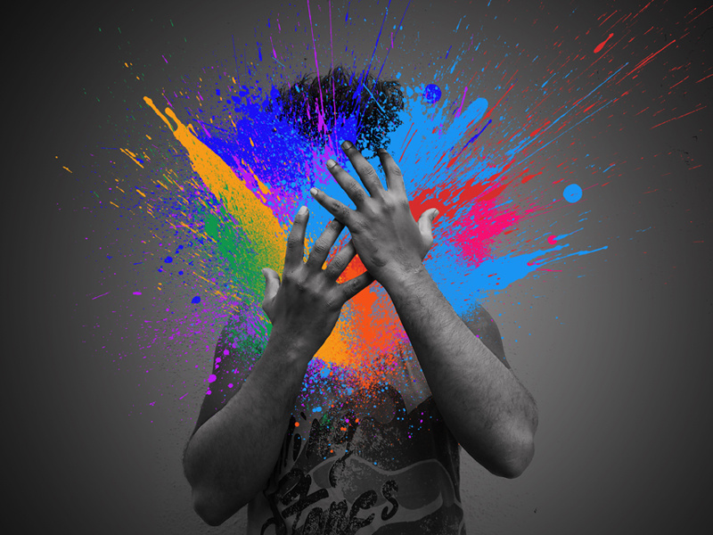 Abstract Splash Art by Praveen Kumar on Dribbble