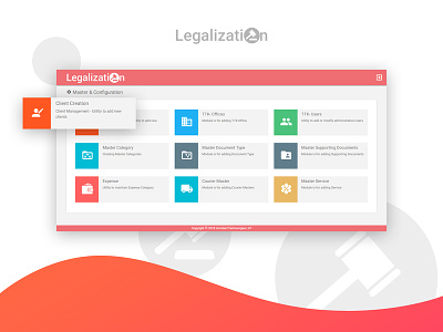 Configuration Screen Design configuration screen legalization menu settings tiles ui ux ux design