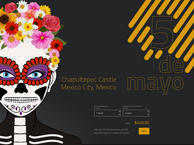 5 de mayo adobe illustrator adobe xd clean design flat illustraion mexico simple tradition ui ux