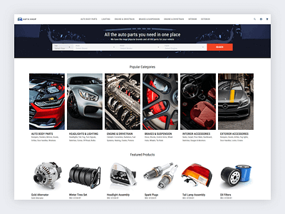 E-commerce for car parts