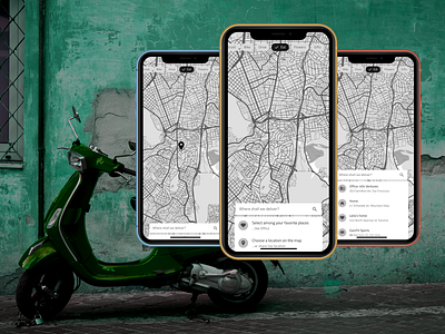 Full Transport Service adobexd clean clear delivery design flat flowers gifts material mobile mobility simple transport uber ubereats ui ux