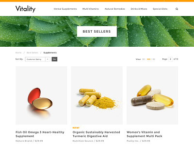 Category Page e commerce online store responsive uiux visual design web design