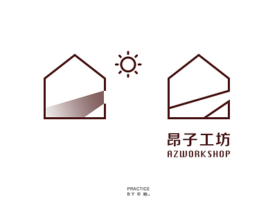 昂子工坊logo design icon logo ui