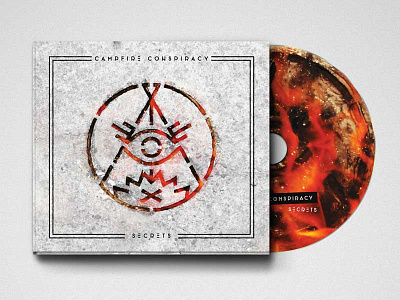 Campfire Conspiracy Digipak Layout album band campfire conspiracy digipak esoteric music occult pop punk punk secrets