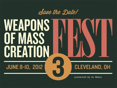 Save the Date! WMC 2012 is coming... 2012 awesome cleveland event festival go media save the date summer wmc fest