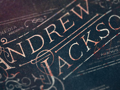 Andrew Jackson ivory parachute journalists tutorial type typography