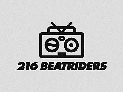 216 BEATRIDERS 216 bboy bgirls boombox breakdance cleveland hip hop icon logo mark