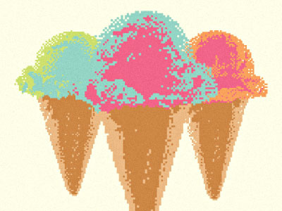 C> C> C> Summer Tank 8 bit band cherry cola champions cone ice cream pixel