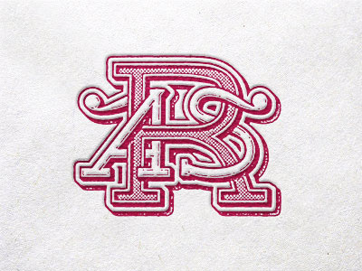 A.R.S. Monogram initials logo mark monogram typography