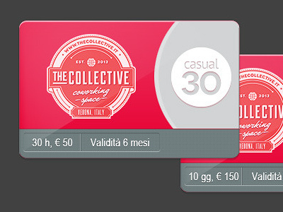 The Collective product line & prepaid cards concept logo design marketing product product line