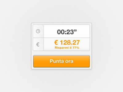 Prezzipazzi – UI Detail countdown timer ui design user interface design web app web ui