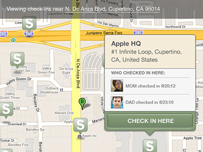 Save The Mom V1 – iPad Check-In check in geolocation ipad mobile ui mobile user interface ui design user interface design