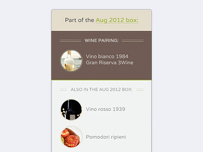 3Wine – Wine/food pairing card e commerce web interface web ui website wine