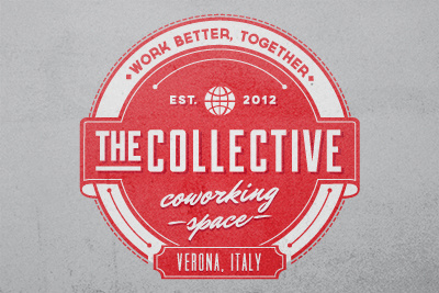The Collective Logo vintage logo illustrator italy vintage logo logo design verona italian designers