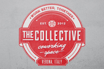 The Collective Logo illustrator italian designers italy logo logo design verona vintage vintage logo