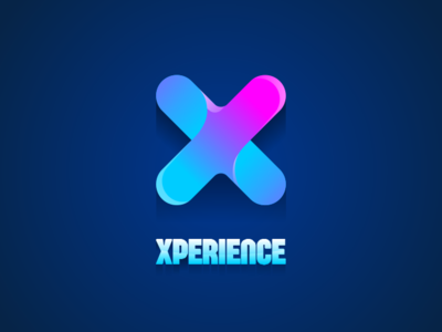 Xperience Logo corporate identity gradient design logo logo design logodesign visual identity x logo