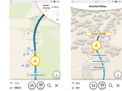 Mobile Navigation UI