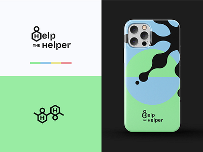 Help the Helper logo animation brand branding case connection graphic design help human identity logo mockup people phone social strategy styleguide visual volunteer