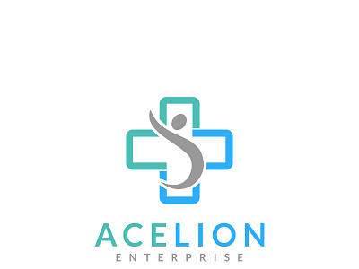 acelion jpeg branding design icon illustrator medical logo minimal vector